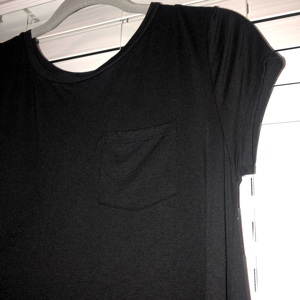 Black T-Shirt Dress - Picture 2 of 3